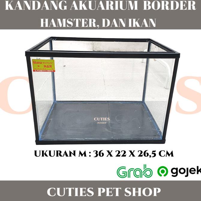 KANDANG AKUARIUM BORDER + TUTUP AKRILIK HAMSTER / IKAN BAGUS CUSTOM