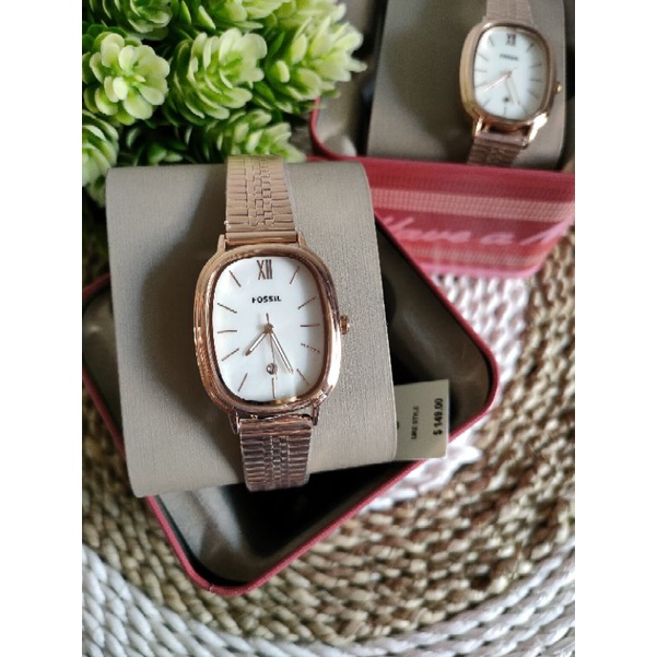 Jam tangan wanita rosegold BQ3609 lyla three hand date rosegold tone