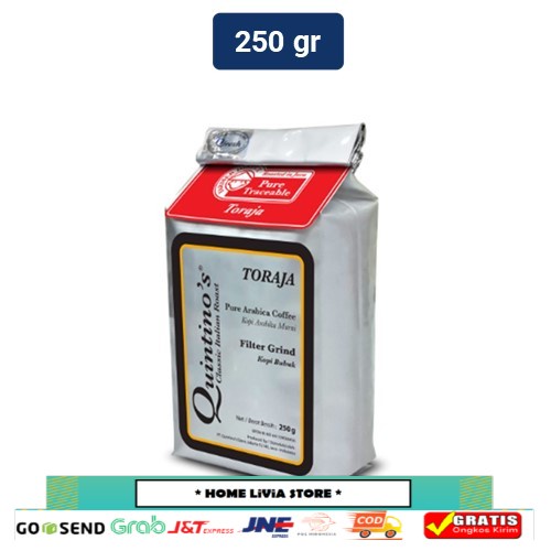 

Quintino's Toraja Kopi Bubuk 250 Gr