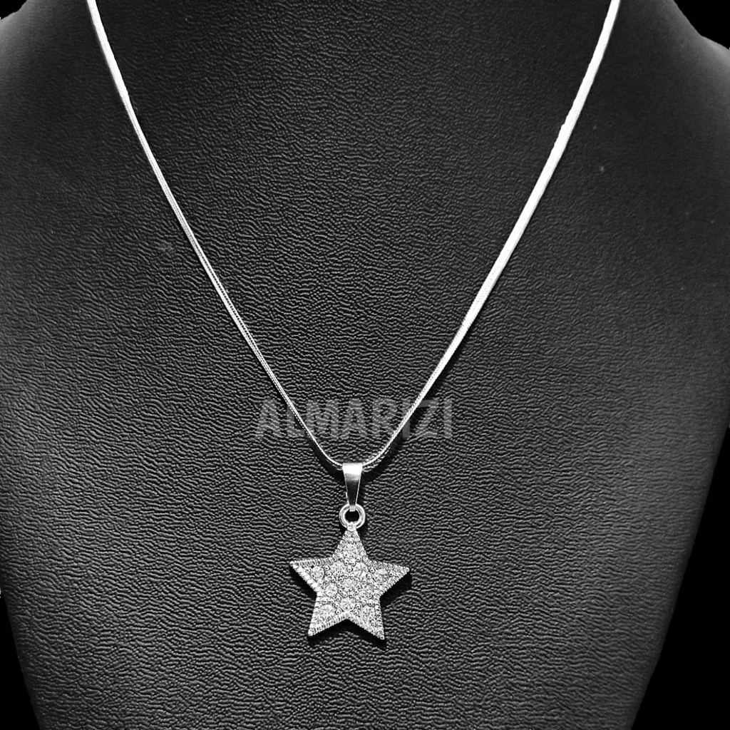 COD - KALUNG LIONTIN TERBARU ANTI KARAT DAN TIDAK LUNTUR WANITA/PRIA