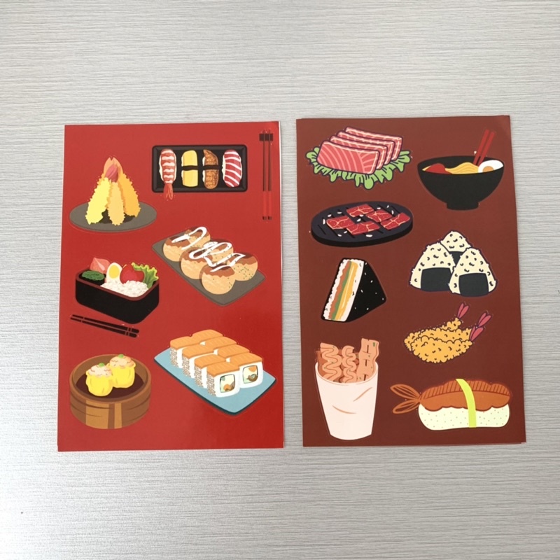 

2pcs/set Sticker Food Japanese