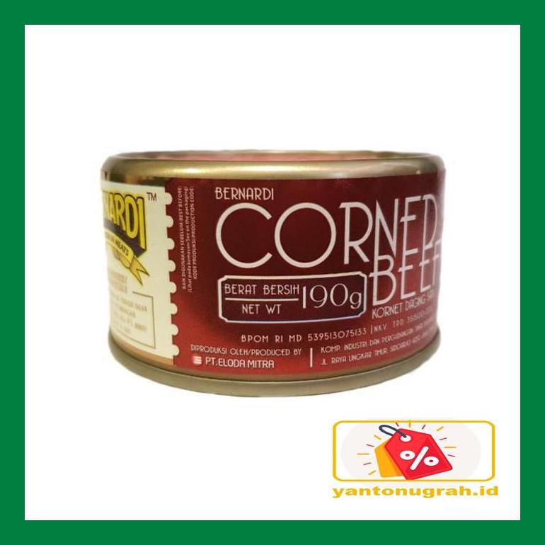 

Ytnksot Bernardi Corned Beef 190 Gr / Bernardi Kornet Sapi 190 Gram Sotyt07