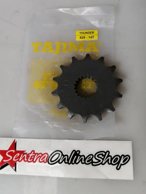 Gir gear depan Thunder 125 428 14T