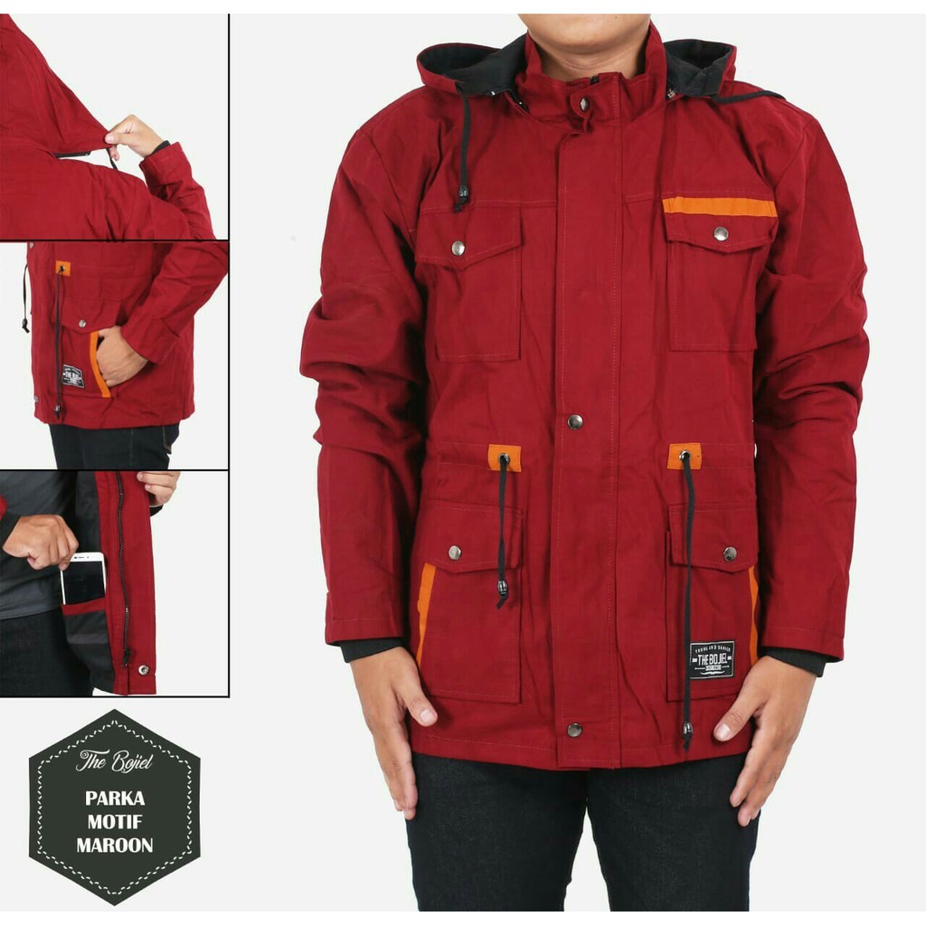TAMPIL LEBIH KEREN ! Jaket Parka List - Jaket Parka Premium - Jaket Pria Dan Wanita Murah