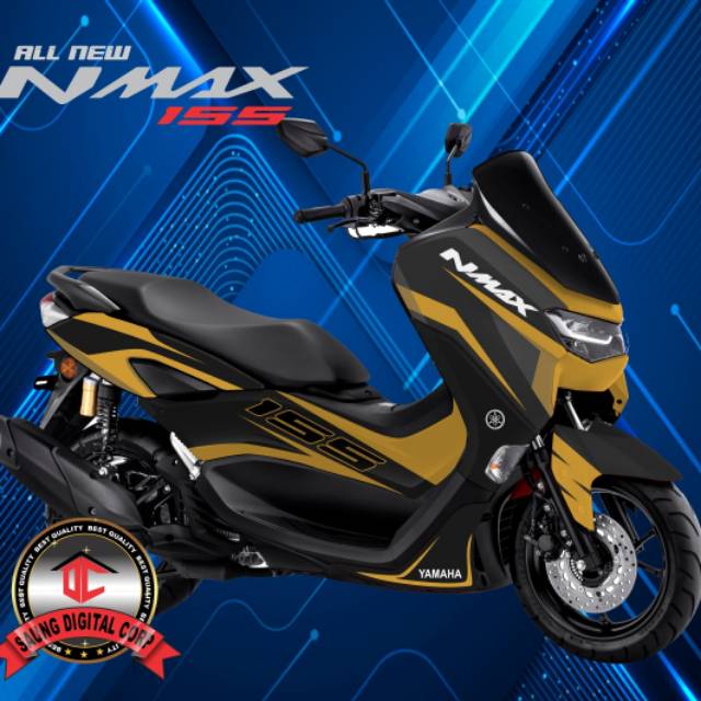 Decal full body Yamaha Nmax New 2020 black gold 245