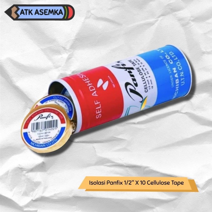 

Isolasi Panfix 1/2" X 10 Cellulose Tape Atk