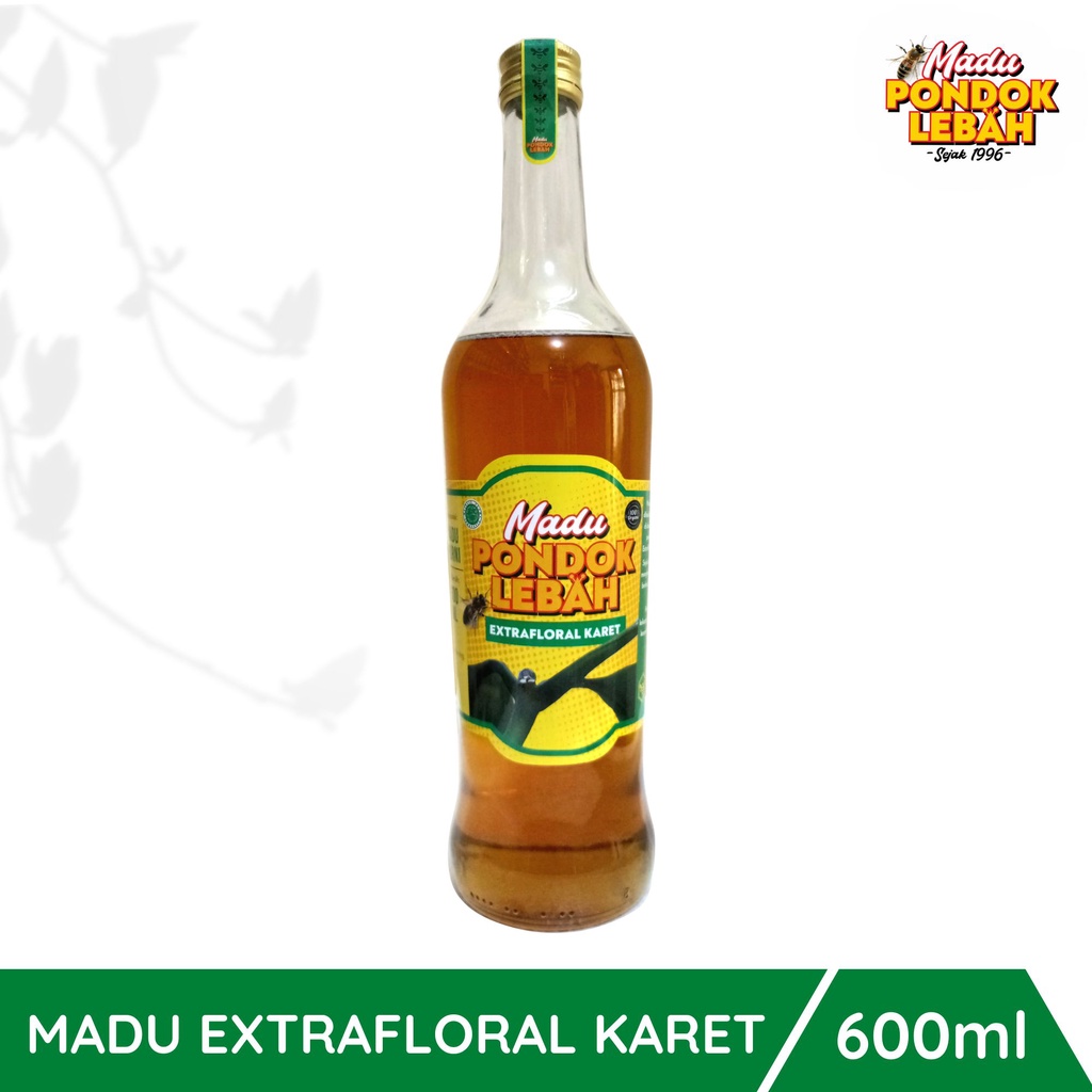 

Madu Asli Karet Premium 600ml Pondok Lebah