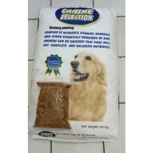 canine selection dog chiken paket 10kg repack