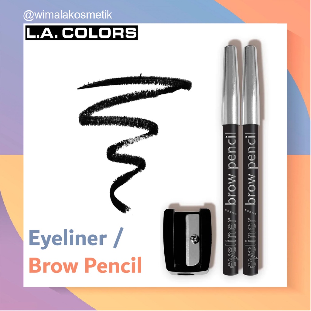 LA Colors Eyeliner / Brow Pencil 2gr + Rautan