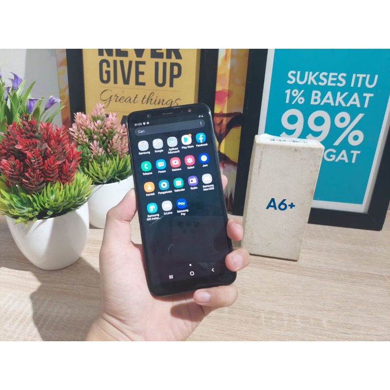 SAMSUNG A6 PLUS WITHBOX 4/32GB DUALSIM NO MINUS