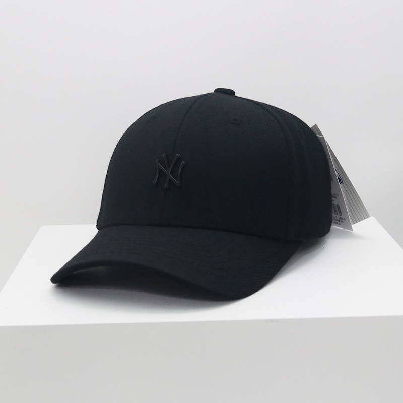 EXCLUSIVE BASEBALL HAT NY PLAT BLACK MLB / TOPI NY MLB PLAT HITAM
