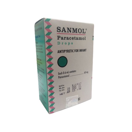 SANMOL DROP | PARACETAMOL PEREDA DEMAM UNTUK BAYI