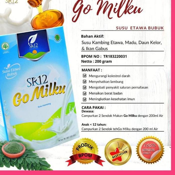 

경 SUSU KAMBING ETAWA 600 GRAM KUALITAS HALAL BPOM/ GO MILKU SR12/ SUSU KESEHATAN/ ASI BOOSTER Terlaris