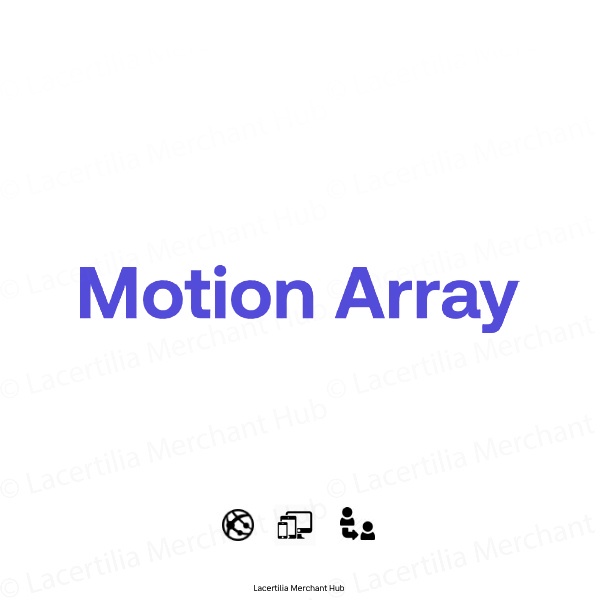 Motion Array  Akun Lifetime Account Garansi Premium Terbaik Termurah