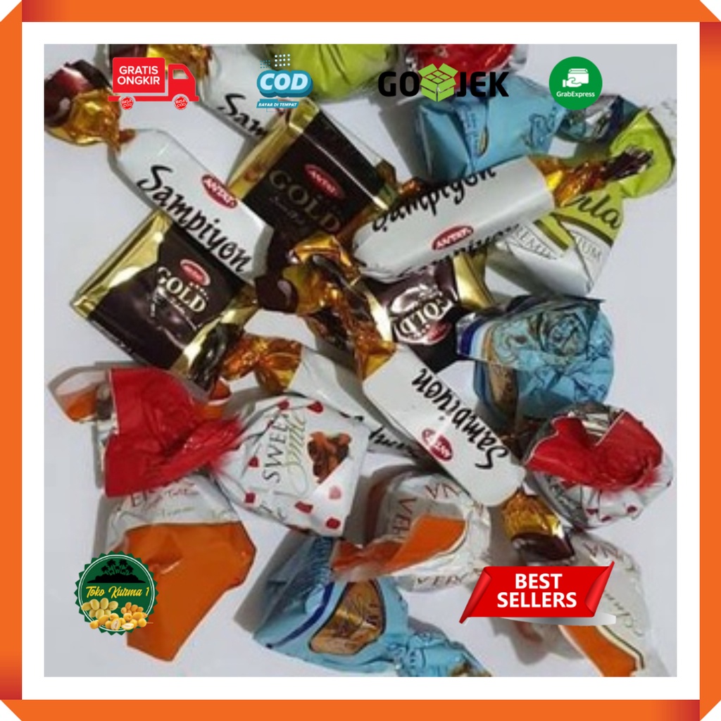 

coklat /cokelat arab truffle dll.. original 250gr (mix)