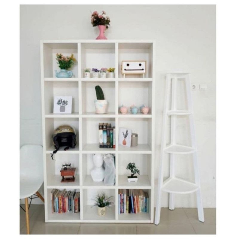 RAK BUKU RAK SERBAGUNA KAYU JATI JEPARA