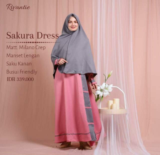 FASHION MUSLIM/GAMIS SYARI/RIVANTIE ❤