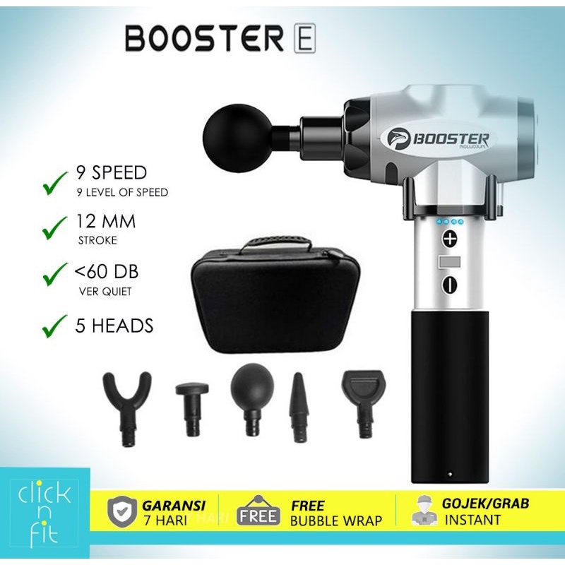 ORIGINAL Booster E ORIGINAL massage gun alat pijat terapi otot jaringan dalam