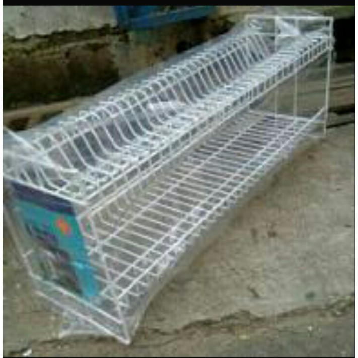 Rak Piring Besi Besar Jumbo Susun 2 Rose 392 KHUSUS Rak Piring Besi Besar Jumbo Susun 2 Rose 392 KHUSUS