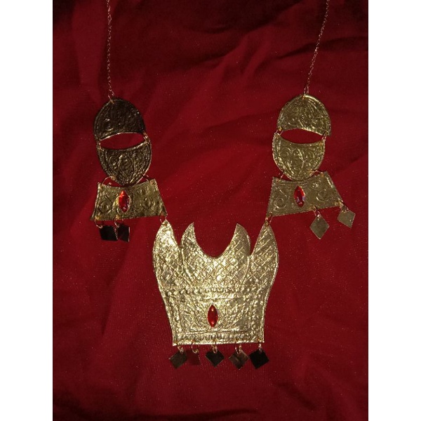 kalung Padang//aksesoris pengantin adat padang//kalung tari adat padang