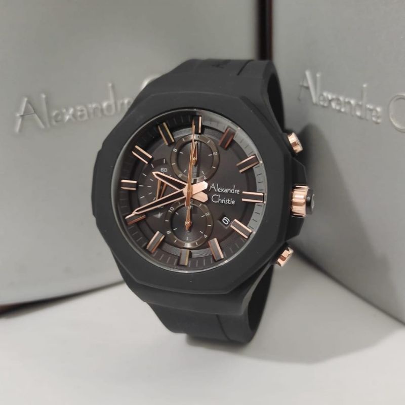 Jam Tangan Pria Alexandre Christie 6590MC Original