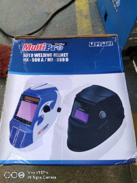 Multipro Helm Kedok Las Otomatis Auto Darking Darkening Mx-500 A Helmet