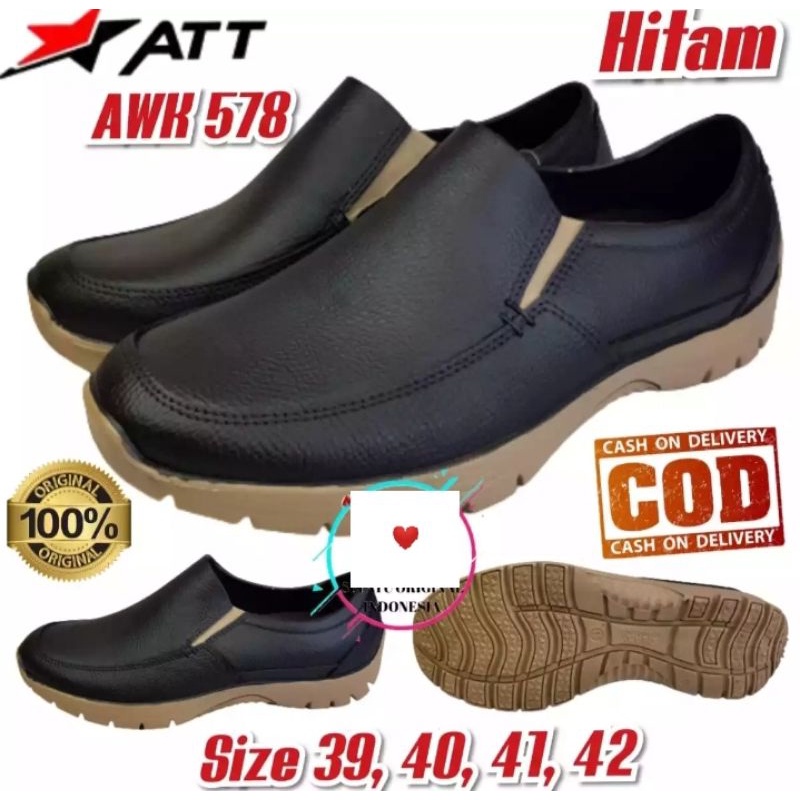 COD SEPATU PANTOFEL KARET ORIGINAL ATT PRIA