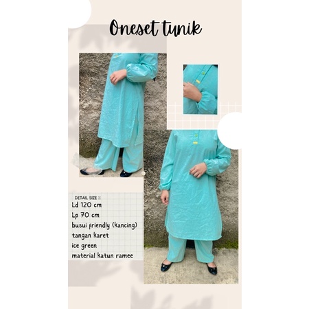 ONESET TUNIK / SETELAN / TUNIK / KULOT TUNIK