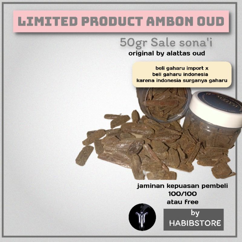 gaharu sona'i ambon kemasan cup 50gr promo dan jaminan puas