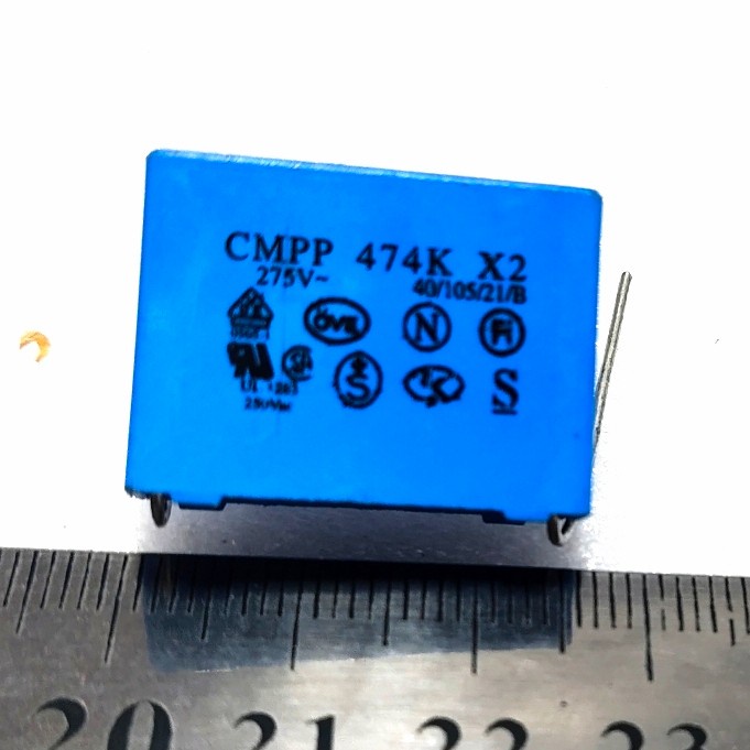 MKM MKT MKP 0.47uf 474 470n 275v pitch 2.3cm X2