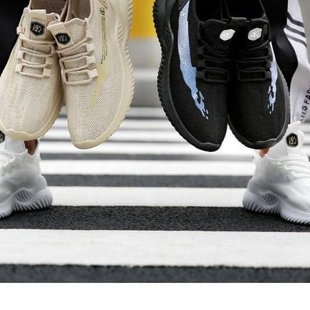 ™ WAADOO Sport Shoes Pria BRO Sepatu Running Olahraga Putih ◘