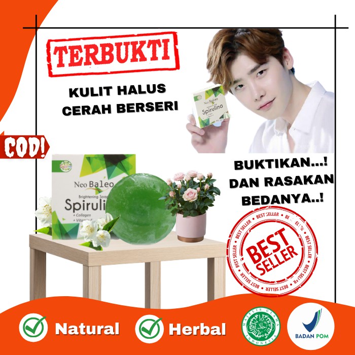 Sabun Penghilang Komedo Original | Sabun Komedo | Sabun Pemutih wajah Sabun spirulina