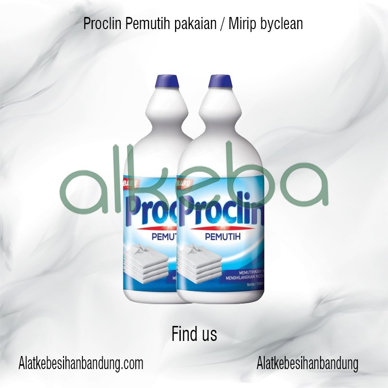 Proclin Pemutih Pakaian kemasan 500ml - pemutih pakaian laundry