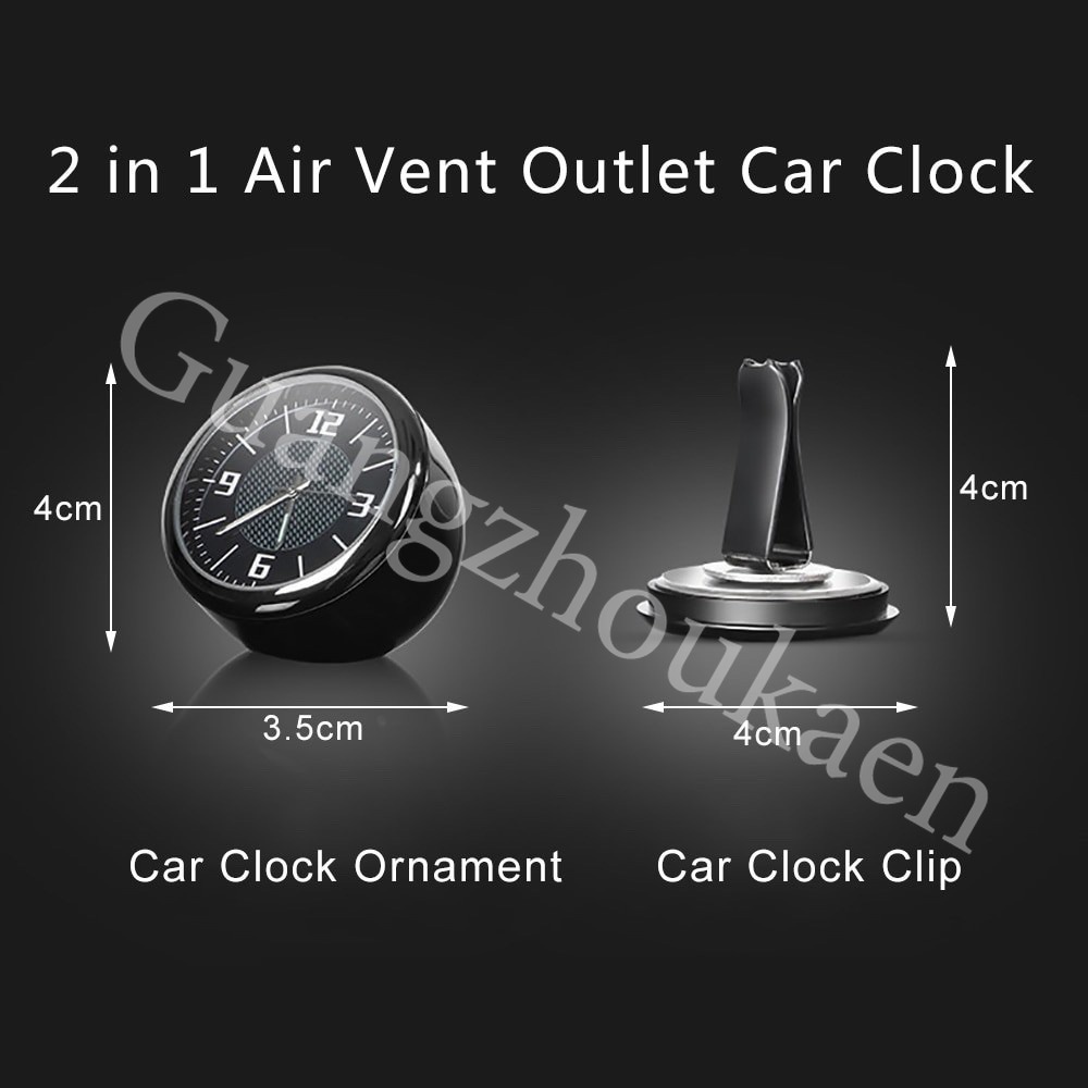 Honda Jam Mobil Mini Quartz Clock Aksesoris Interior Bercahaya Cocok untuk Mobil