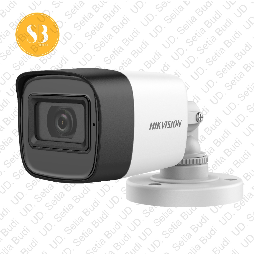 Paket FULL CCTV Hikvision 4 Channel (Suara): 4 Outdoor 2.0 MP