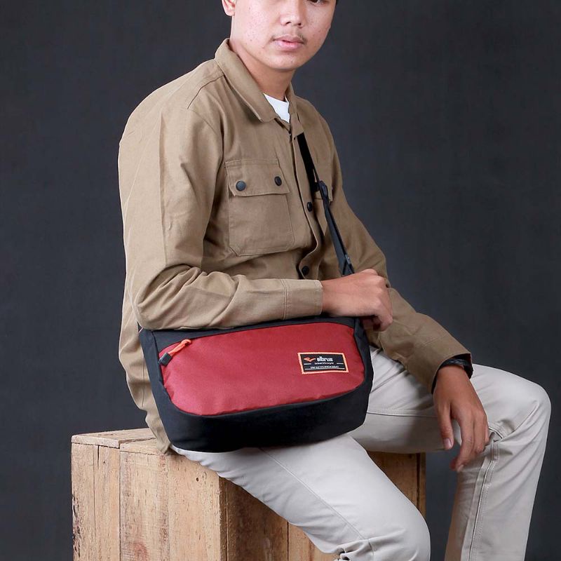 Original - Termurah Tas Salempang Pria Tas Perahu Slingbag Selempang Kerja Kuliah Sekolah Tourer Shoulder Bag