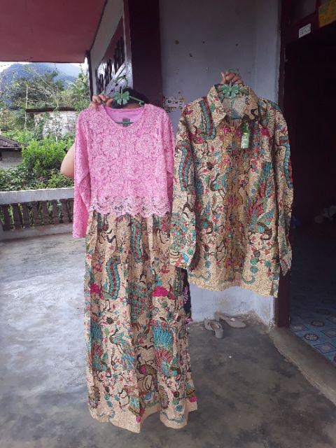 Tasyananu_batik Couple Gamis Batik Kamaratih / Estetika Couple