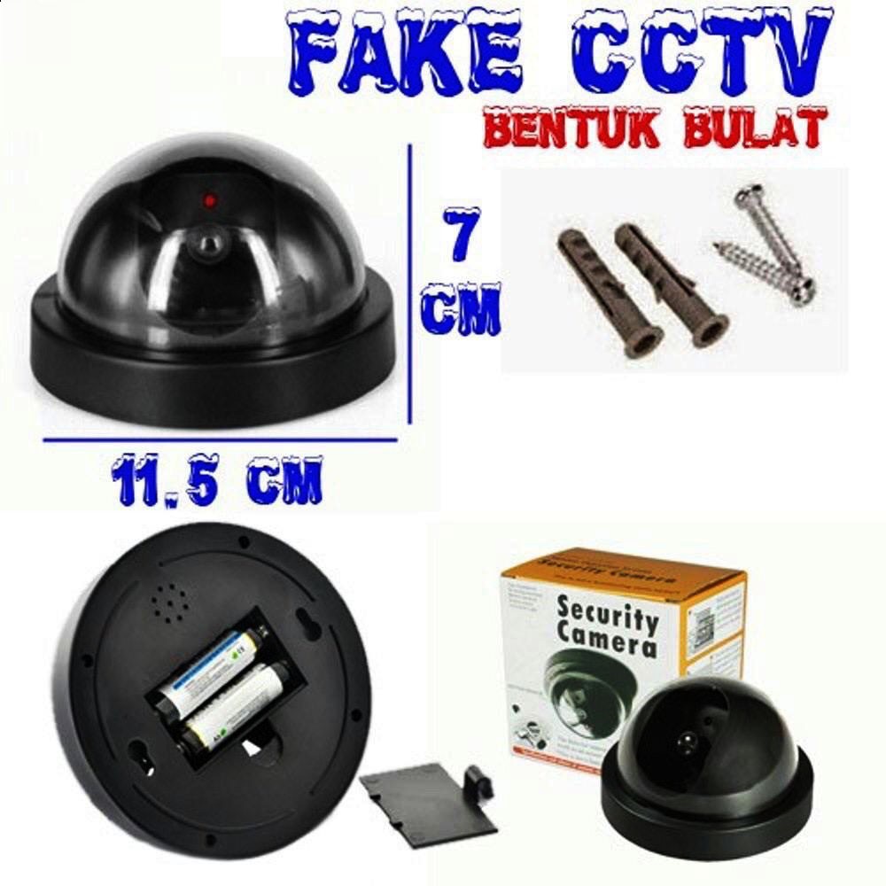 Kamera CCTV Dummy Fake Tiruan dengan baterai