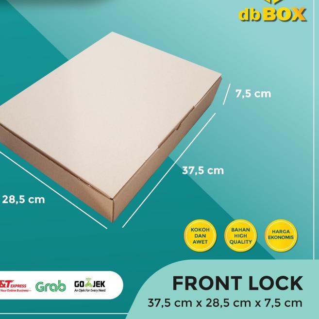 

(10 pcs) Kardus 37,5 x 28,5 x 7,5 cm....Die Cut kotak aksesoris-dll model box pizza ✫