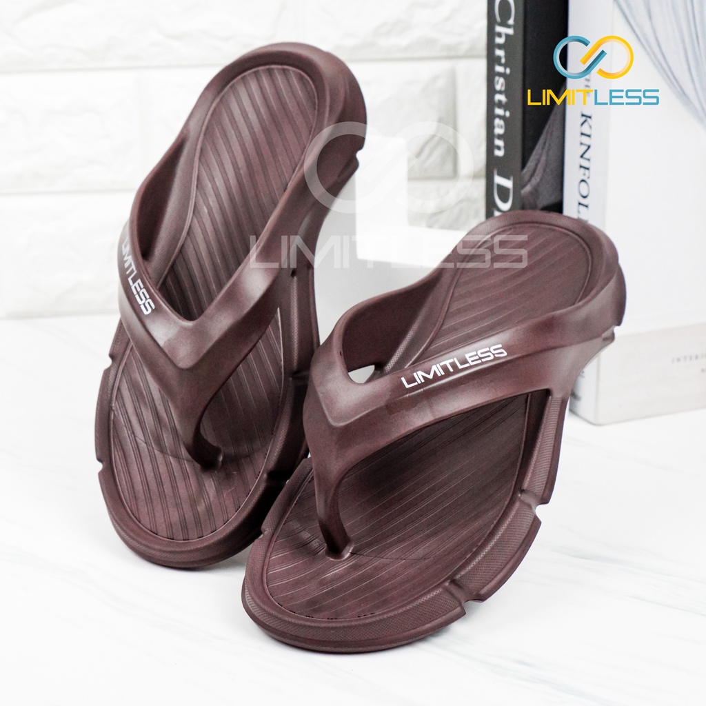 Sandal Jepit Pria Dewasa Sendal Pria Empuk Karet Phylon Sendal Cowo Casual Anti Slip Sandal Limitless