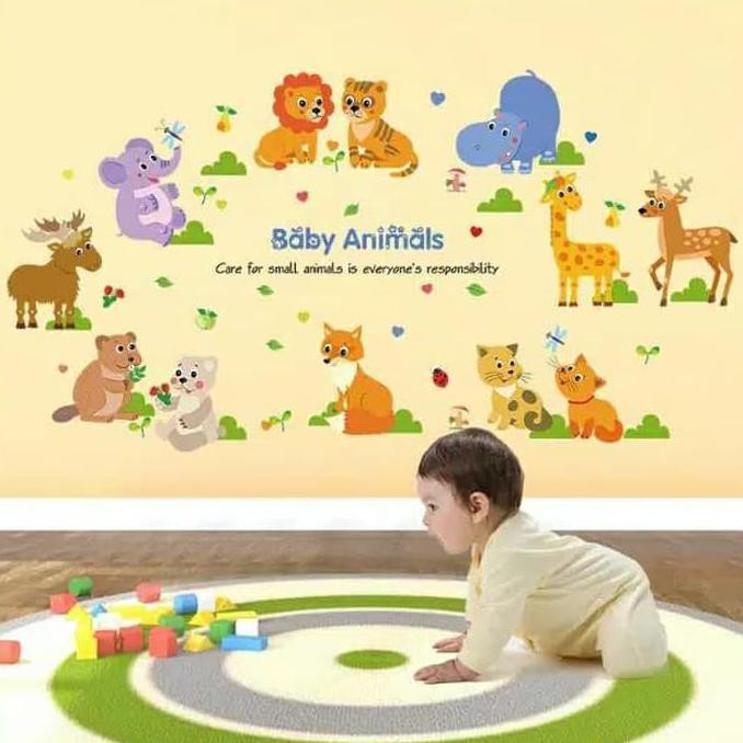 Stiker Dinding Kartun, Stiker Dinding Kamar Tidur, Kamar Anak - Termurah 
