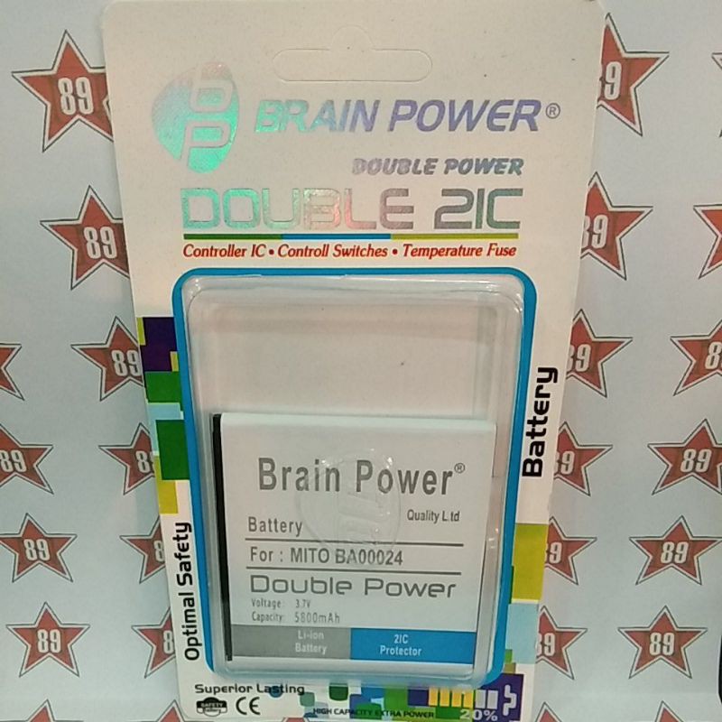 Battery batre Mito Ba00024 Brain power