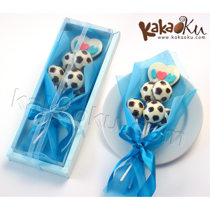 

Buket cokelat loli I love you & 5 pcs loli bola