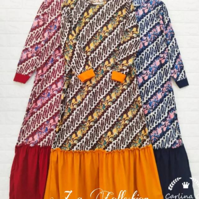 [ ✅COD ] GAMIS BATIK REMPEL BAWAH / MURAH