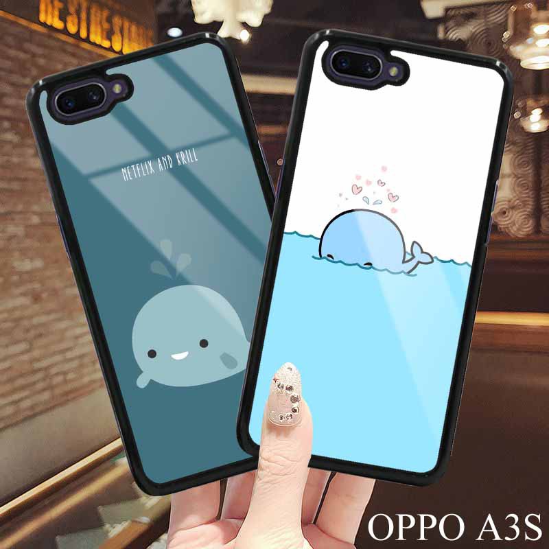 {U10} Hardcase Glossy 2D OPPO A3S A15/A15S A1K A5/A9 2020 A91/RENO 3