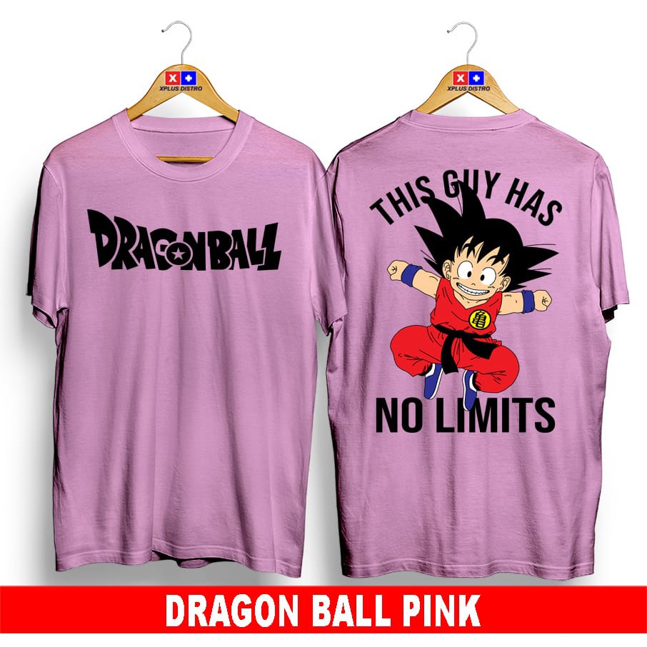 KAOS DRAGON BALL PINK / KAOS DISTRO / BAJU COWOK / TSHIRT PRIA / PAKAIAN PRIA