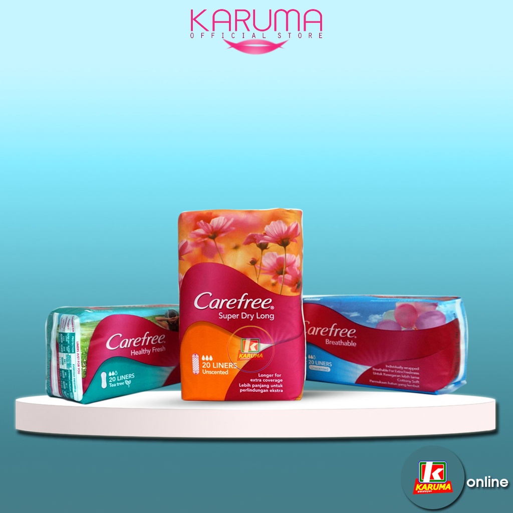 Pantyliners Carefree, Carefree  Panty Liners 20 Liners