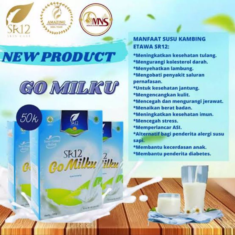 

SR12 GOMILK Susu Etawa 200 gram