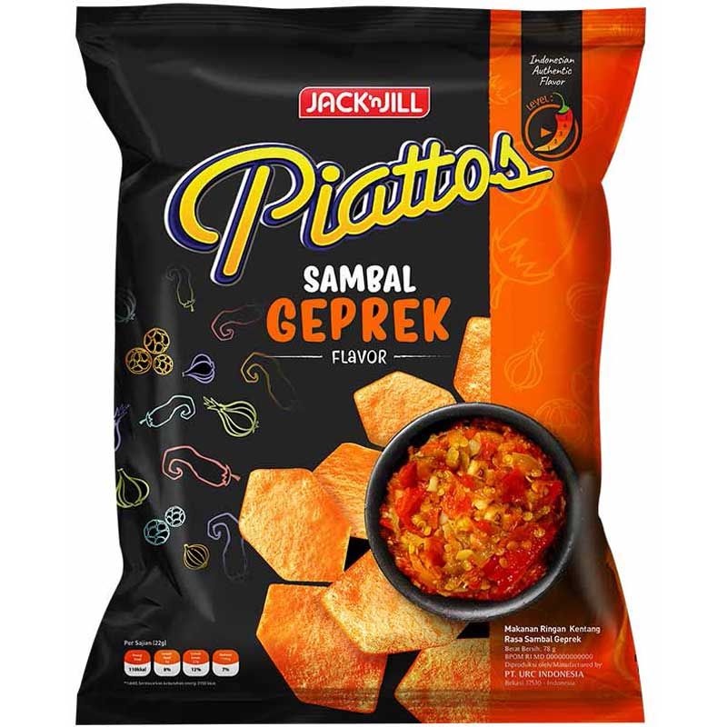 

Piattos Sambal Geprek 75g ACCJKT