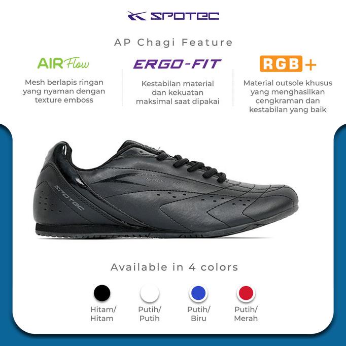 SPOTEC Sepatu Taekwondo Aero Hitam - Hitam Lc